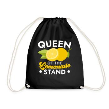 Reine de la boisson aux fruits citronnés - Sac de sport léger - noir - Devant