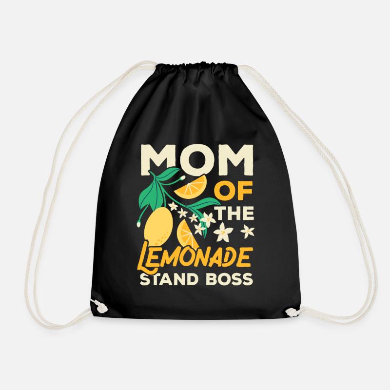 Mutter des Limonadenstand-Bosses Zitronenliebhaber - Turnbeutel - Schwarz
