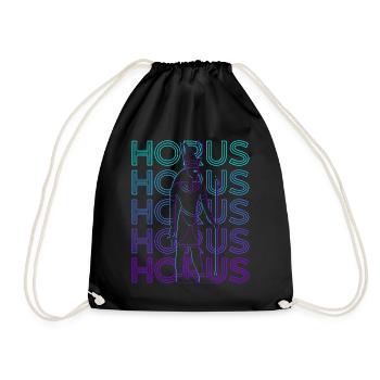 Œil d’Horus Dieu égyptien Egypte ancienne Retr - Sac de sport léger - noir - Devant