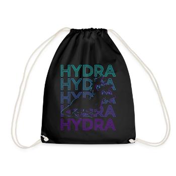 Hydra Greek Mythology Ancient Greek - Drawstring Bag - black - Front
