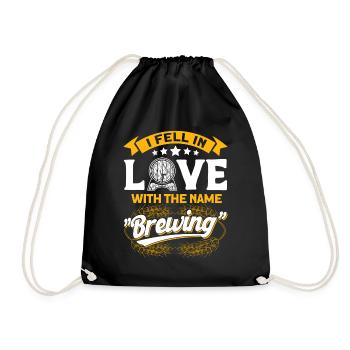Je suis tombé amoureux du nom Brewing Brewer - Sac de sport léger - noir - Devant