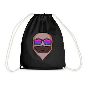 Bisexuell Schnabeltier Geschenk - Turnbeutel - Schwarz - Vorne