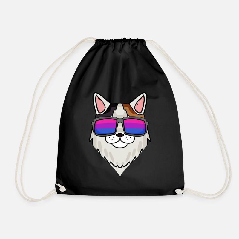 Bisexuell Türkisch Van Katze Geschenk - Turnbeutel - Schwarz