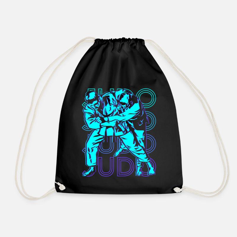 Judo Rétro - Sac de sport léger - noir