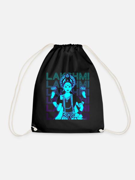 Lakshmi Hindu-Göttin Hindu-Mythologie - Turnbeutel - Schwarz