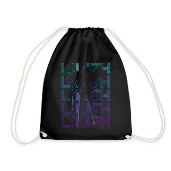 Lilith Seal Enochian Occult Magick Satanic - Drawstring Bag - black - Front
