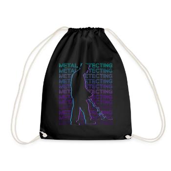 Détection de métaux Détecteur de métaux Retro - Sac de sport léger - noir - Devant