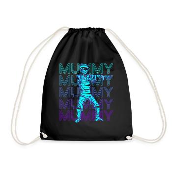 Momie Egypte Ancienne Rétro - Sac de sport léger - noir - Devant