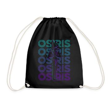Osiris Egyptian God Egyptian Mythology - Drawstring Bag - black - Front