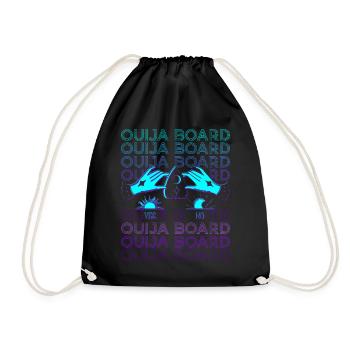 Ouija Board Ghost Board Planchette Rétro - Sac de sport léger - noir - Devant