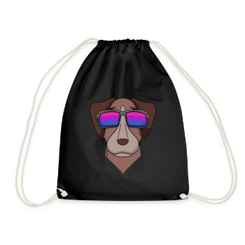 Bisexuel Pointer Dog Cadeau - Sac de sport léger - noir - Devant
