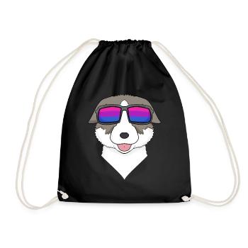 Bisexual Thai Bangkaew Dog Gift - Drawstring Bag - black - Front