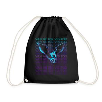 Van Meter Visitor Cryptozoology Retro - Drawstring Bag - black - Front