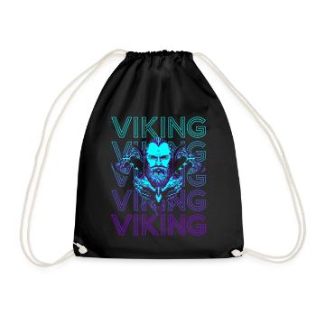 Viking Rétro - Sac de sport léger - noir - Devant