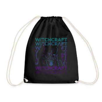 Witchcraft Retro - Drawstring Bag - black - Front