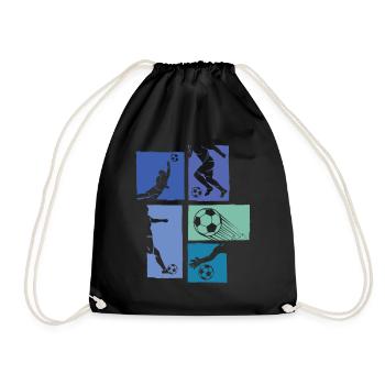 Football, Club d’équipe sportive, Équipe - Sac de sport léger - noir - Devant