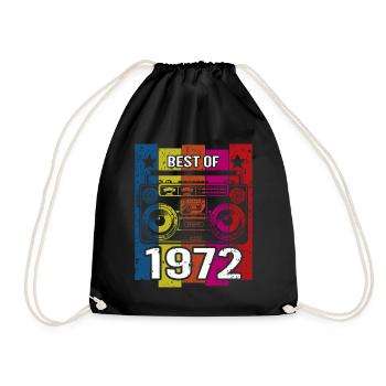 Best Of 1972 Stereo Radio Kassettenspieler - Turnbeutel - Schwarz - Vorne