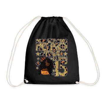Cette reine de mélanine est maintenant noire de 15 ans - Sac de sport léger - noir - Devant