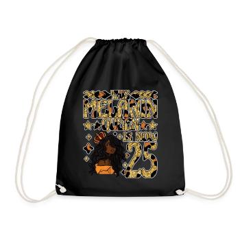 Cette reine de mélanine est maintenant noire de 25 ans - Sac de sport léger - noir - Devant