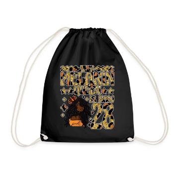 Cette reine de mélanine a maintenant 28 ans noir - Sac de sport léger - noir - Devant
