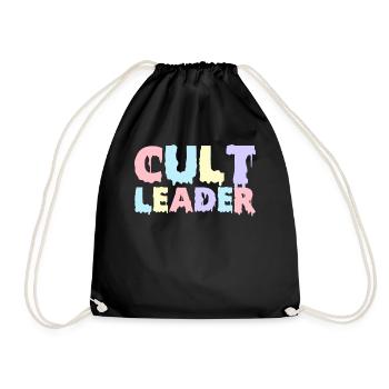 Chef de secte Pastel Goth Occultisme occulte - Sac de sport léger - noir - Devant