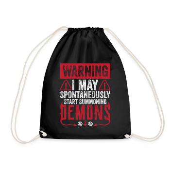Drôle de culte occulte - Sac de sport léger - noir - Devant
