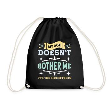Personnes âgées Grand-père sarcastique - Sac de sport léger - noir - Devant