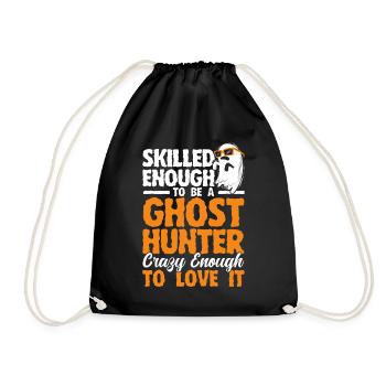 Ghost Hunters Ghosts Paranormal Investigation - Drawstring Bag - black - Front