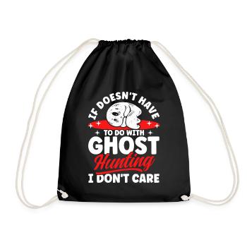 Ghost Hunters Ghosts Paranormal Investigation - Drawstring Bag - black - Front