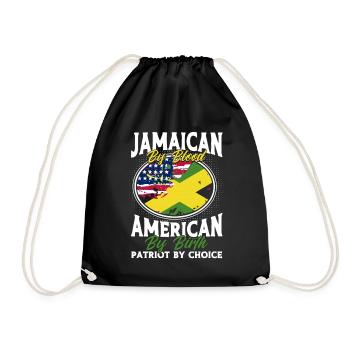 Jamaïque Jamaican Pride Drapeau jamaïcain - Sac de sport léger - noir - Devant