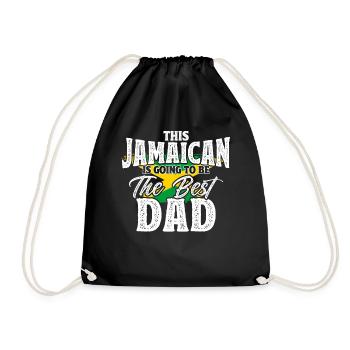 Jamaïque Jamaican Pride Drapeau jamaïcain - Sac de sport léger - noir - Devant