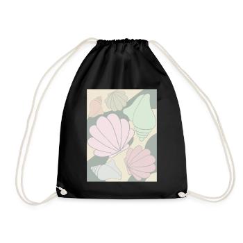 Coque esthétique pastel danoise - Sac de sport léger - noir - Devant