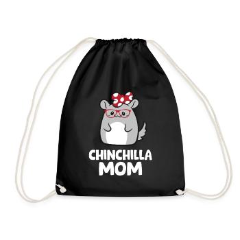 Maman Chinchilla - Sac de sport léger - noir - Devant