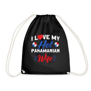 Hot Panamanian Wife Panama Souvenir - Sac de sport léger - noir - Devant