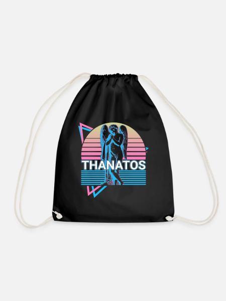 Thanatos Dieu grec Mythe grec antique - Sac de sport léger - noir