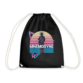 Mnemosyne Greek Goddess Ancient Greek My - Drawstring Bag - black - Front