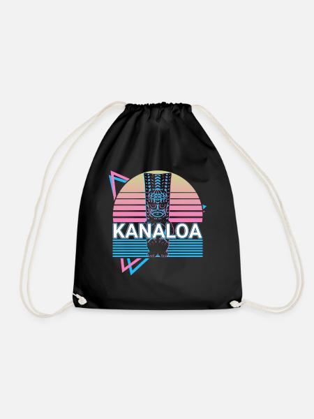 Kanaloa Hawaiianischer Gott Alte Hawaiianische Myt - Turnbeutel - Schwarz