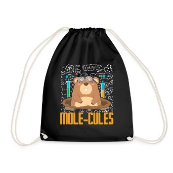 Mole Mole Lover Mole Whisperer Wis - Drawstring Bag - black - Front