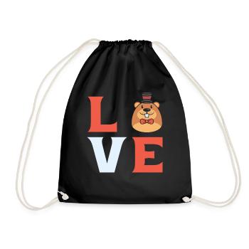 Faune Animal Digger Mole Lover Mole Whisper - Sac de sport léger - noir - Devant