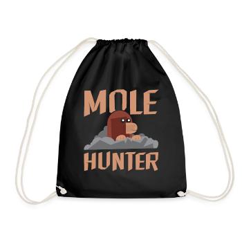 Mole Hunter Animal Hunter Taupe d’animal sauvage - Sac de sport léger - noir - Devant