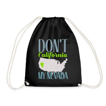 Ne pas Californie Mon Nevada USA Amérique Nevadan - Sac de sport léger - noir - Devant