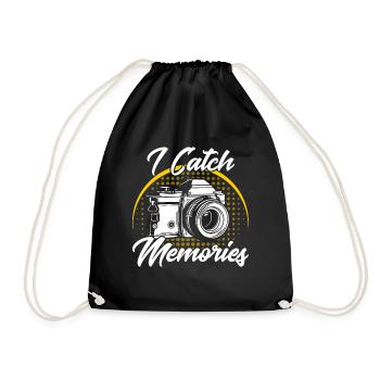 Cadeau cameraman pour photographe - Sac de sport léger - noir - Devant