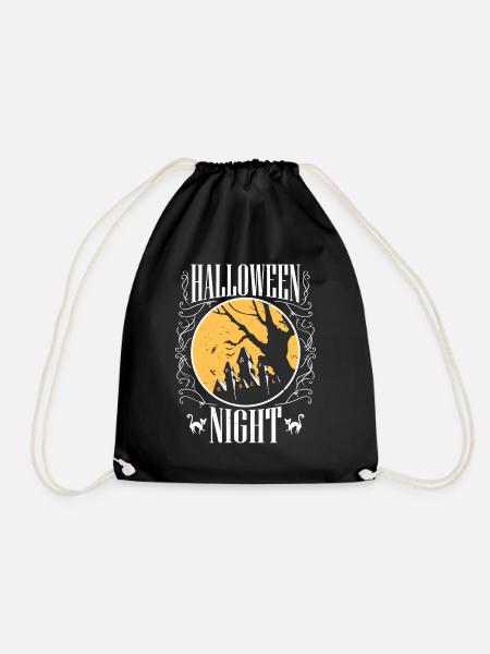 Halloween Night Trick Or Treat Happy Halloween - Turnbeutel - Schwarz