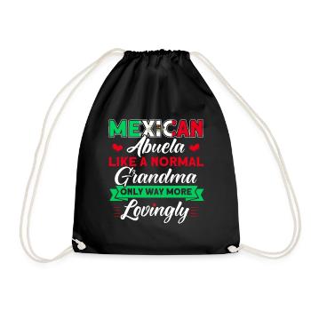 Mexiko Mexikanische Wurzeln Geschenk - Turnbeutel - Schwarz - Vorne