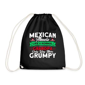 Mexiko Mexikanische Wurzeln Geschenk - Turnbeutel - Schwarz - Vorne