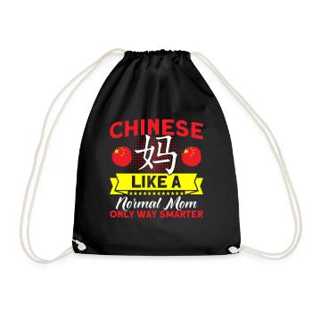 Chine Chinese Roots Cadeau - Sac de sport léger - noir - Devant