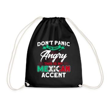 Mexiko Mexikanische Wurzeln Geschenk - Turnbeutel - Schwarz - Vorne