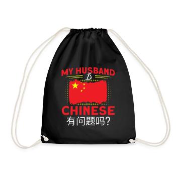 Chine Chinese Roots Cadeau - Sac de sport léger - noir - Devant