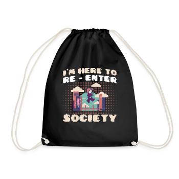 Jeu de hasard Retro Gamer Jeux vidéo Cadeau - Sac de sport léger - noir - Devant