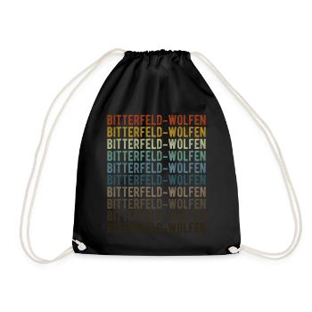 Bitterfeld-Wolfen City Retro Vintage - Sac de sport léger - noir - Devant